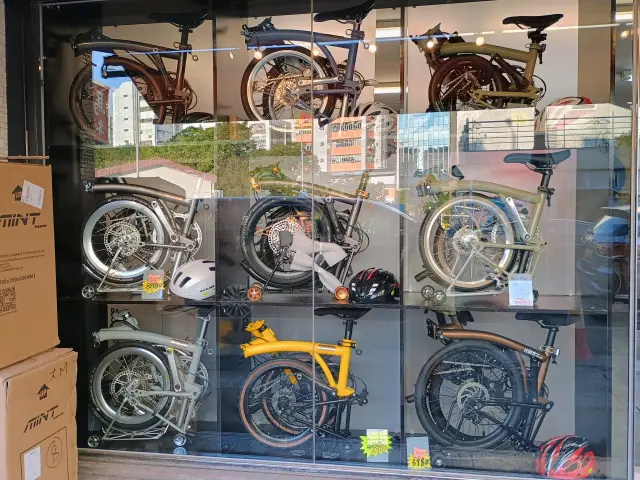 Fahrradladen in Hongkong
